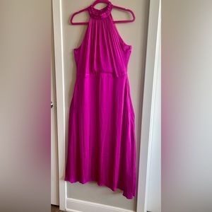 NWOT Banana Republic Maxi Dress - Silky Magenta / Fuschia Pink
